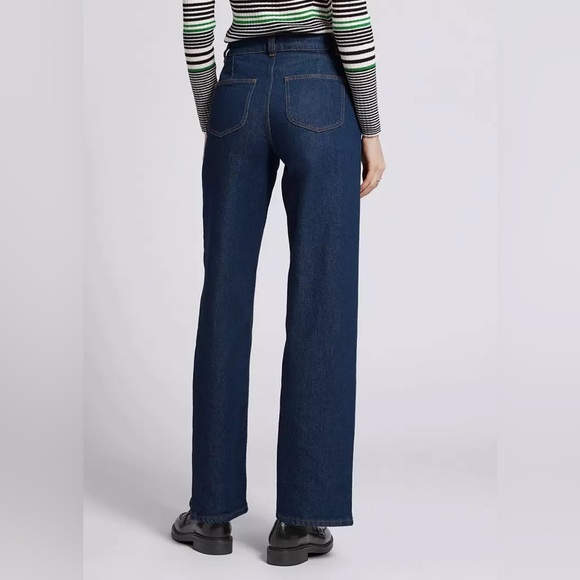 & Other Stories Straight Gold-Buckle Jeans - Picture 3 of 16